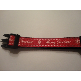 Happy Halsband "Merry Christmas" L (41-65 cm)